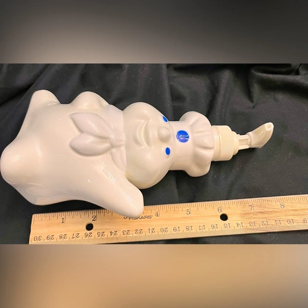 Vintage 1997 Pillsbury Doughboy Ceramic Soap Dispenser - Benjamin & Medwin 8